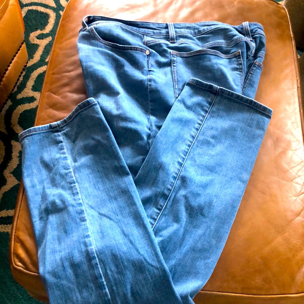 Talbots High Waist straight leg jeans 14 Long